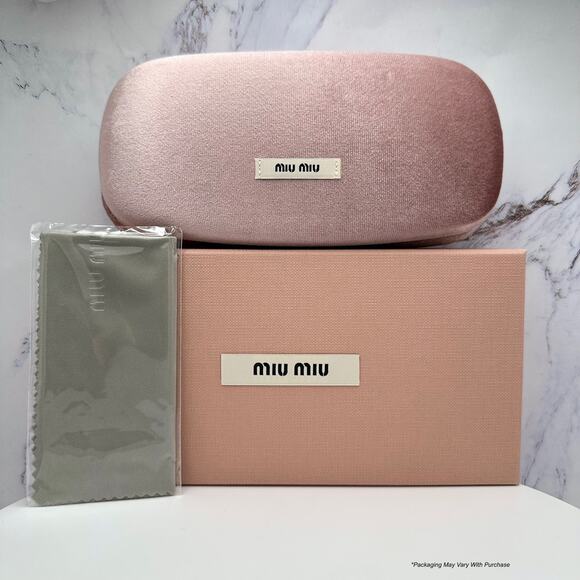MIU MIU Womens Eyeglasses Brown Panto Square Honey Havana Full Rim Frames 52mm